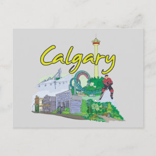 Calgary, Canada Famous City Briefkaart