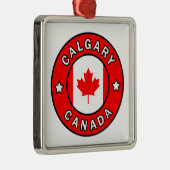 Calgary Canada Metalen Ornament (Rechts)