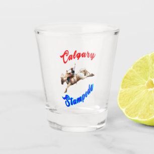 Calgary Canada Paarden Juli Ruiters Calgary Stampe Shot Glas