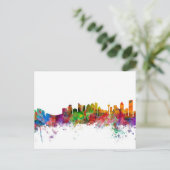 Calgary Canada Skyline Briefkaart (Staand voorkant)