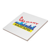 Calgary cyrillic tegeltje (Zijkant)