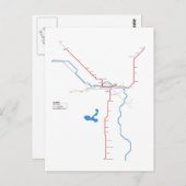 Calgary-metro Briefkaart (Voorkant / Achterkant)