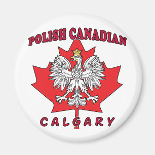 Calgary Pools Canadees Leaf Magneet