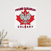 Calgary Pools Canadees Leaf Poster (Keuken)