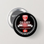 Calgary Ronde Button 5,7 Cm (Voorkant /achterkant)
