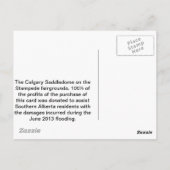 Calgary Saddledome Briefkaart (Achterkant)