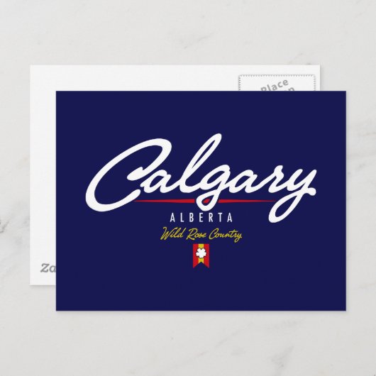 Calgary Script Briefkaart (Voorkant / Achterkant)