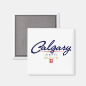 Calgary Script Magneet (Voorkant / Achterkant)