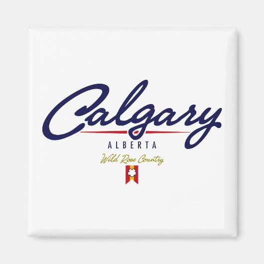 Calgary Script Magneet (Voorkant)