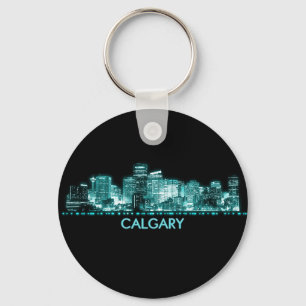 Calgary Skyline Sleutelhanger