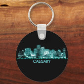 Calgary Skyline Sleutelhanger (Voorkant)