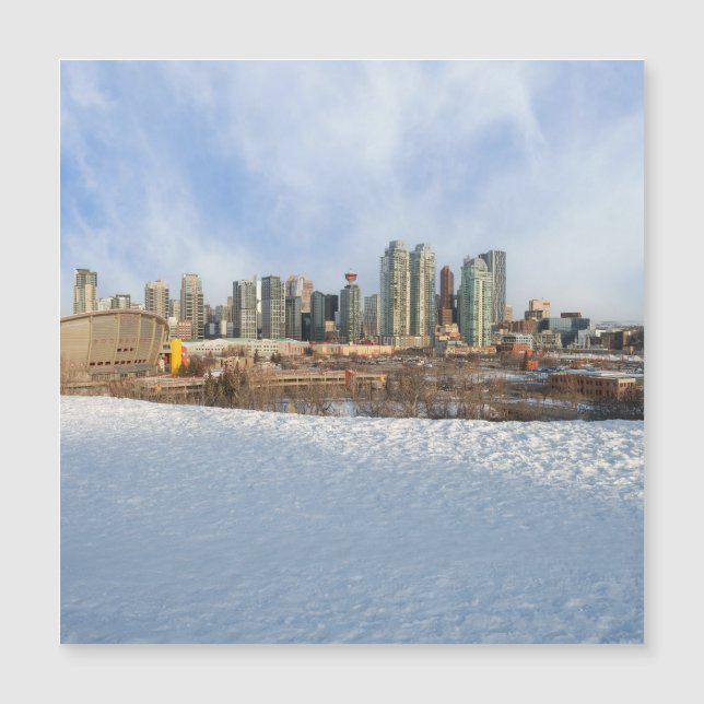 Calgary Skyline Winter Wonderland (Voorkant)