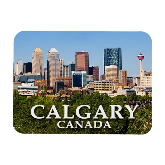 Calgary - Souvenir koelkastmagneet Magneet (Horizontaal)