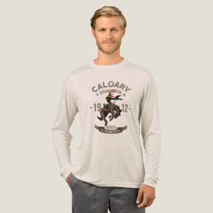 Calgary Stampede Rodeo Heren Lange Mouwen Tri-Blend Shirt