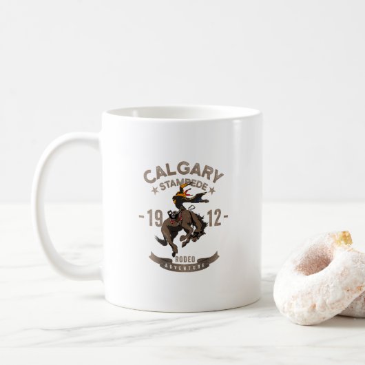Calgary Stampede Rodeo | Mug classique #11 (Avec donut)