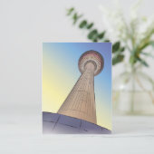 Calgary Tower Illustration Briefkaart (Staand voorkant)