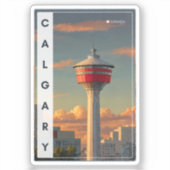 Calgary Tower Sticker Souvenir (Recto)