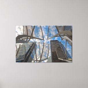 Calgary Tree Sculptures Canvas Afdruk