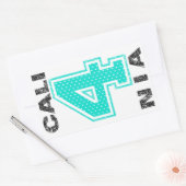 Cali4nia Rechthoekige Sticker (Envelop)