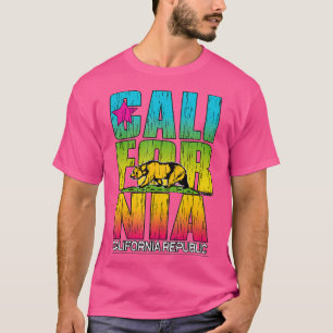 Cali Beer Cali Flag Californië T-shirt