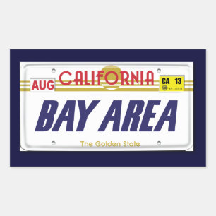 Cali-Borden Rechthoekige Sticker