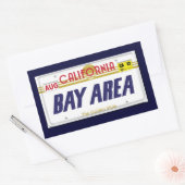 Cali-Borden Rechthoekige Sticker (Envelop)