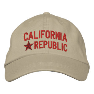 Cali California Republic STAR Embroidery Pet