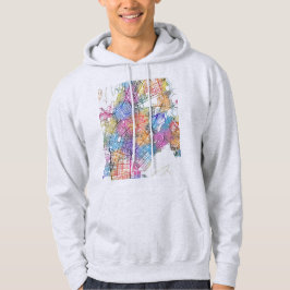 Cali Colombia City Map Hoodie