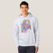 Cali Colombia City Map Hoodie (Voorkant volledig)