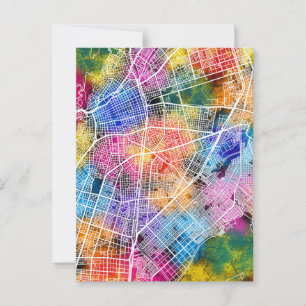 Cali Colombia Stadsplattegrond Briefkaart