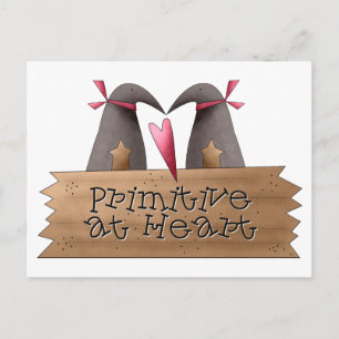 Cali Crows ・ Primitief bij hart Briefkaart