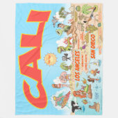 CALI Fleece Blanket Deken (Voorkant)