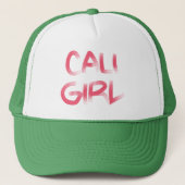 Cali Girl Trucker Hat Trucker Pet (Voorkant)