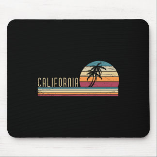 Cali Zomer Vakantie Ca Palmboom Bomen Usa Retro Ca Muismat