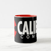 Caliber Comics XL logo café noir tasse (Centre)
