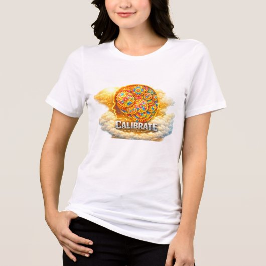 CalibrateMind Sweat à capuche Tri-Blend (Recto)