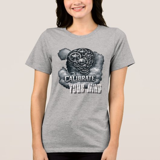 CalibrateMind Sweat à capuche Tri-Blend (Recto)