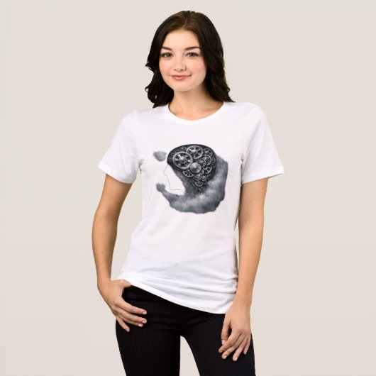 CalibrateMind Sweat à capuche Tri-Blend (Recto plein)