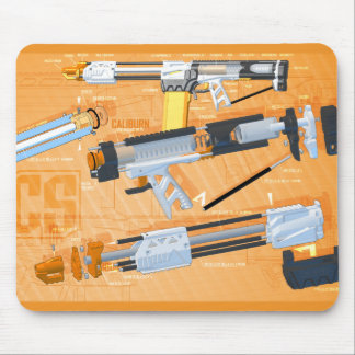 Caliburn geëxplodeerd muismat