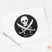 calico-aansluiting ronde sticker (Envelop)