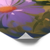 *~* Calico Bloemen Kitten 5:4 Poes Kat AP68 Poster (Hoek)