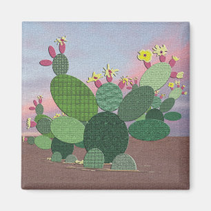 Calico Cactus Magnet Magneet