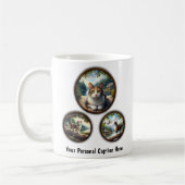Calico Cat 6-Image Conception De Mug De Café (Gauche)