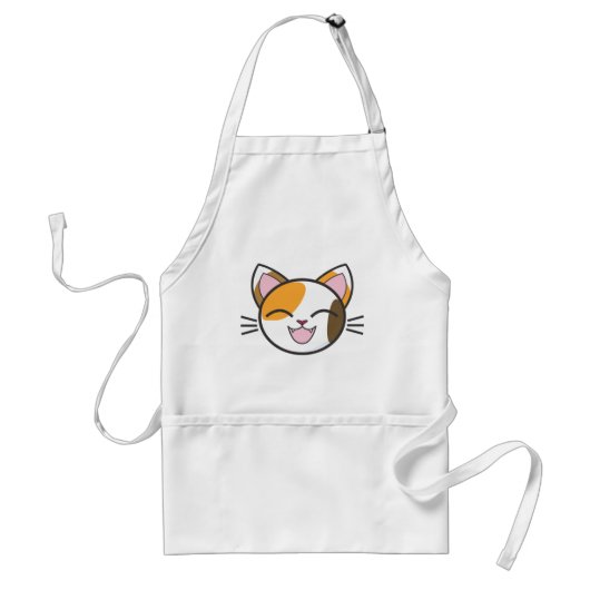 Calico Cat Apron Standaard Schort (Voorkant)