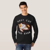 Calico Cat Dad Best Kat Father Ever Gift T-shirt (Voorkant volledig)
