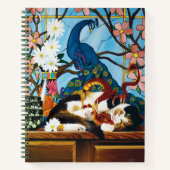 Calico Cat Dragon Red Notitieboek (Voorkant)
