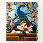 Calico Cat Dragon Red Notitieboek (Achterkant)