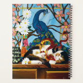 Calico Cat Dragon Red Planner (Achterkant)