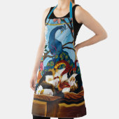 Calico Cat Dragon Red Schort (Insitu)