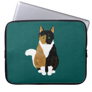 Calico Cat Electronics Bag Laptop Sleeve